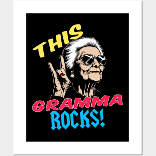 Cool Gramma Rocks! Posters and Art